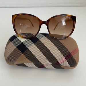 Authentic Burberry tortoise sunglasses